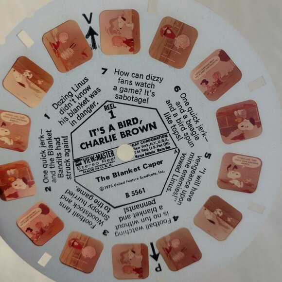 Vintage 1973 Peanuts B556 View-Master 21 Stereo Pictures - Picture 3 of 8